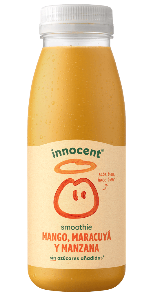 Mango maracuya manzana smoothie