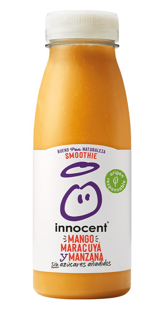 Mango maracuya manzana smoothie